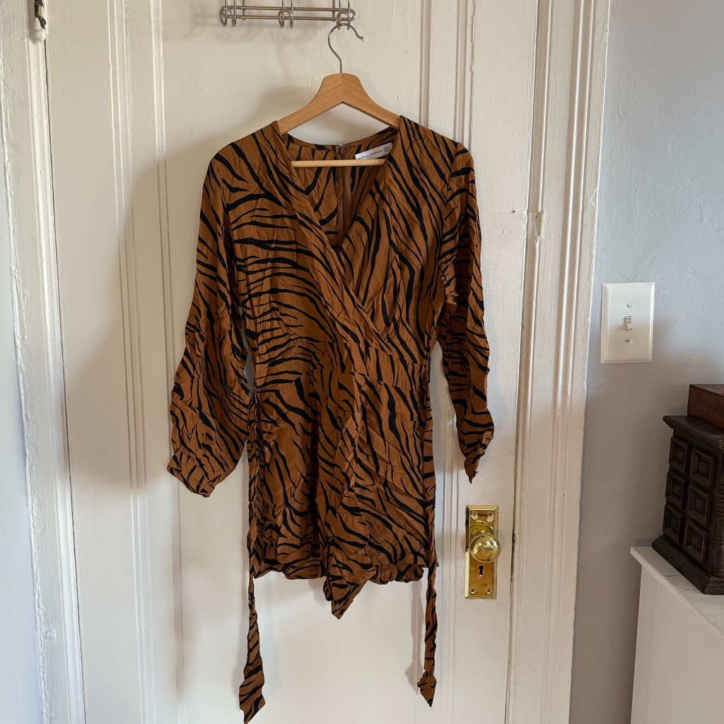 Faithfull The Brand Tiger Print Romper